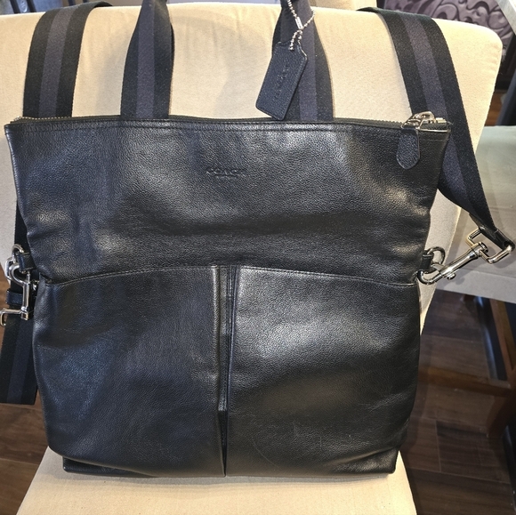 Handbags - Unisex Coach Leather Tote Bag